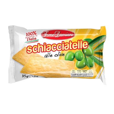 50 conf. Schiacciatelle alle Olive da gr. 35