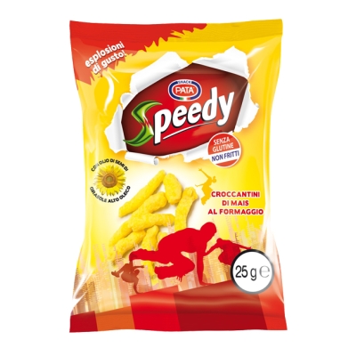 48 pz. Croccantini di mais al formaggio Speedy gr. 25